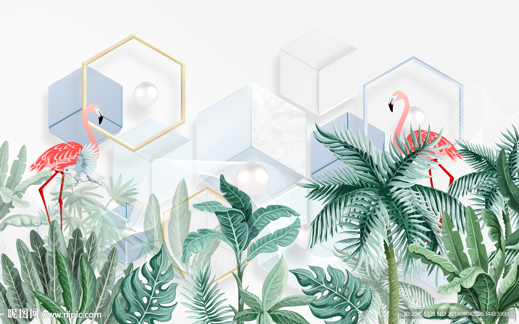 火烈鸟TIF分层 新品画