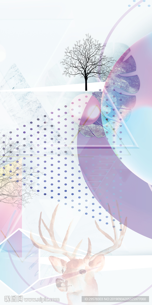 高清 欧式玄关画 TIF分层