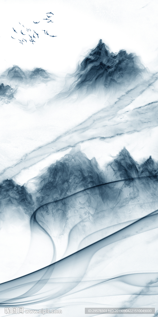 大气意境新山水 TIF分层