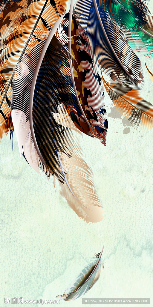 高清 玄关装饰画 TIF分层