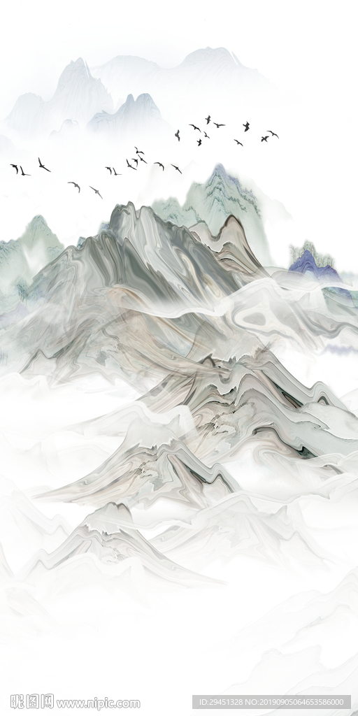 高档新玄关画 TIF分层画