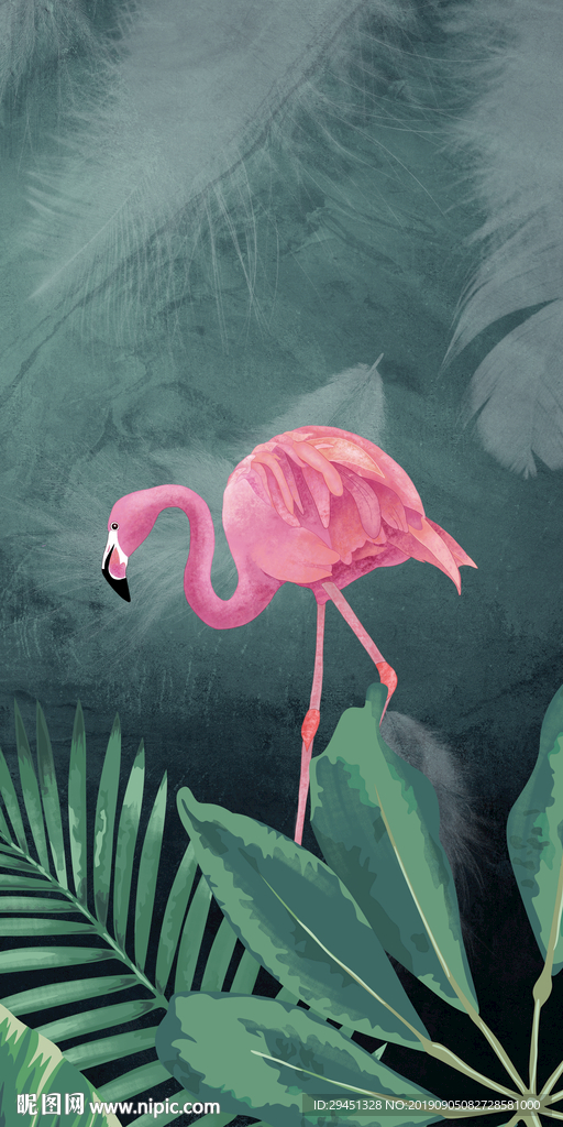 欧式花纹 TIF分层 玄关画