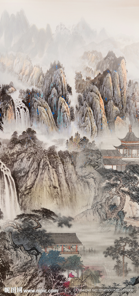 奢华意境新国画 TIF分层