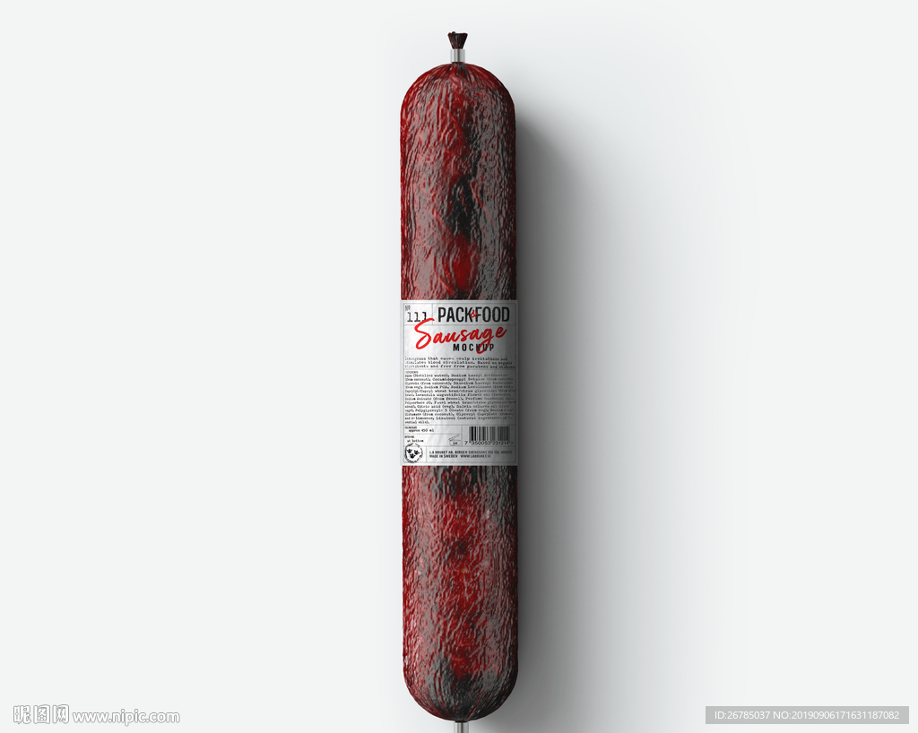 火腿肠包装样机
