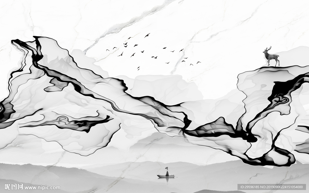 灰色奢华新装饰画 TIF分层