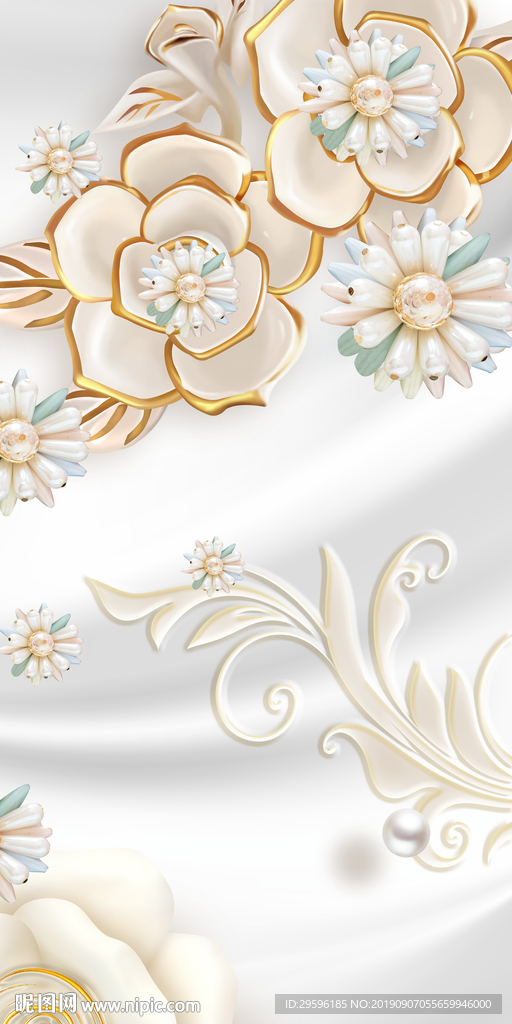 欧式新装饰玄关画 TIF分层