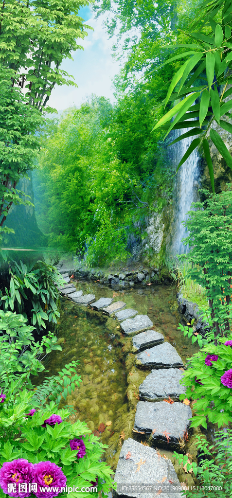 山清水秀高清风景画玄关