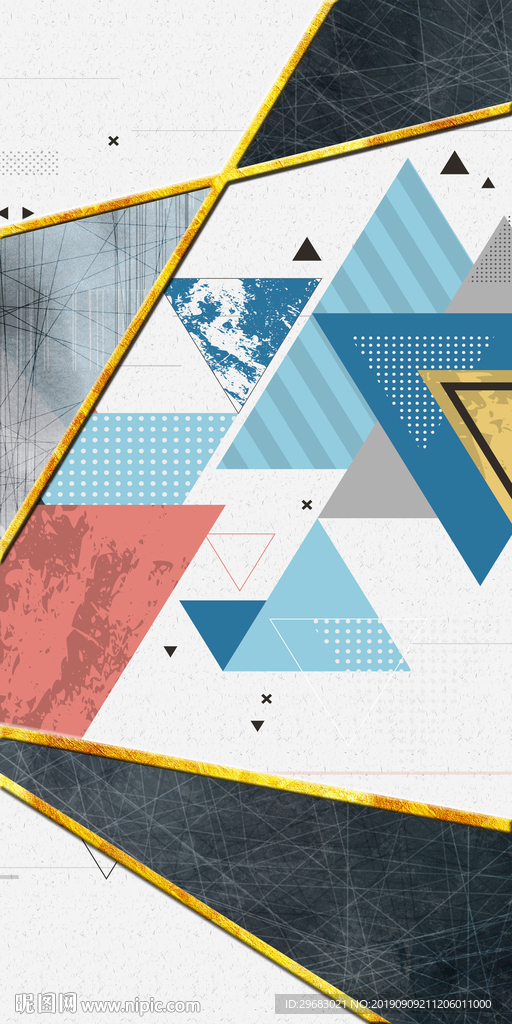 高档 几何图案 TIF分层画