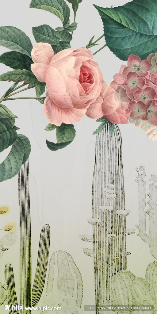 简约现代玄关画 TIF分层