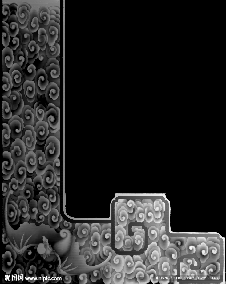 精雕图 灰度图 浮雕图 3D图