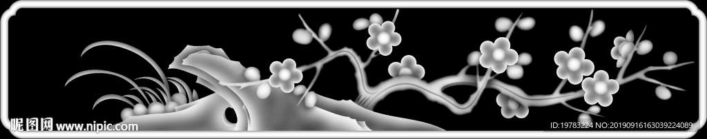 精雕图 灰度图 浮雕图 3D图