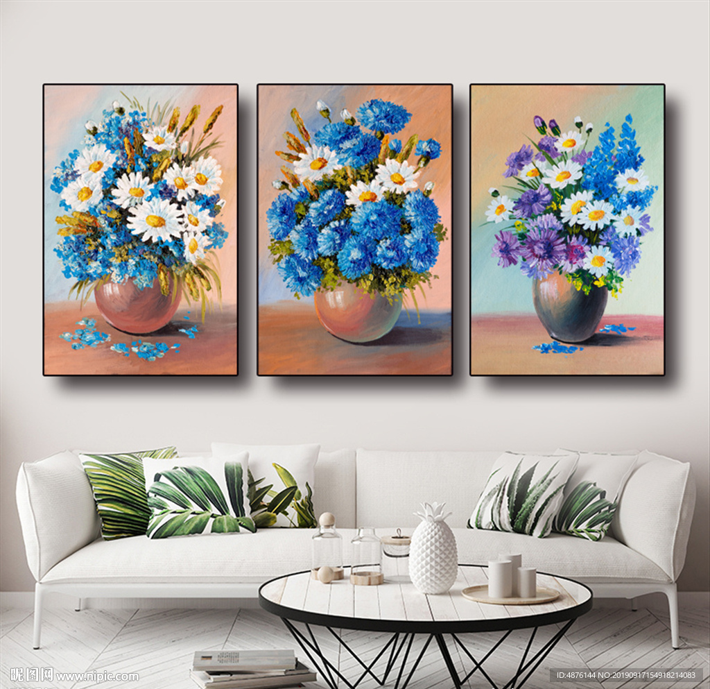 北欧花卉装饰画