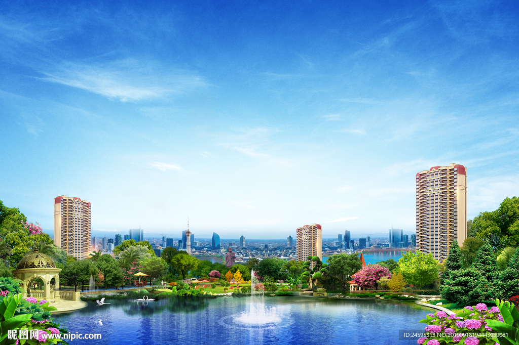 地产效果图修图