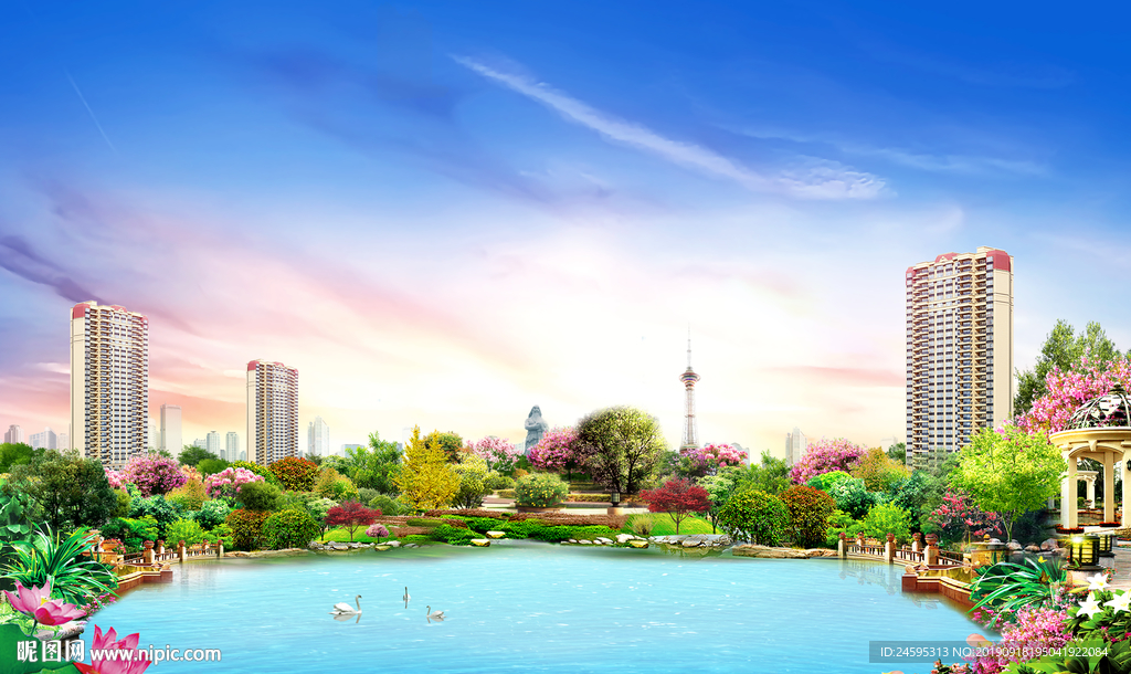 地产效果图修图