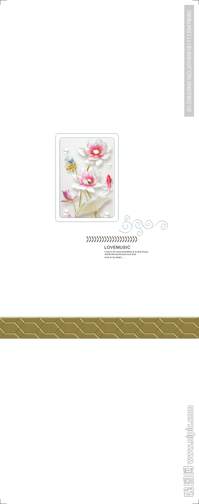 衣柜移门 彩绘图