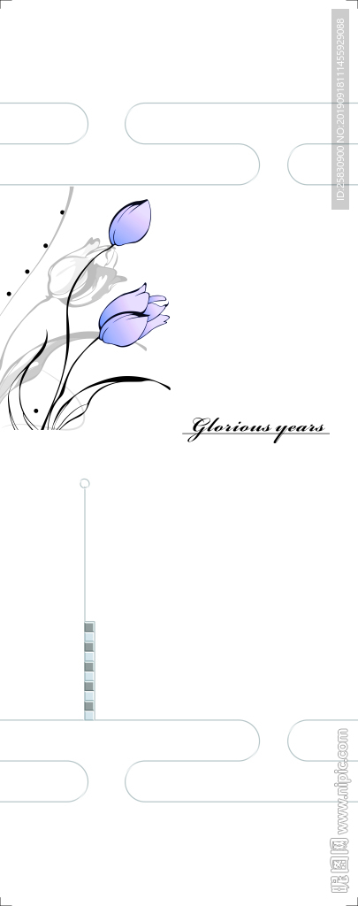 衣柜移门 彩绘图