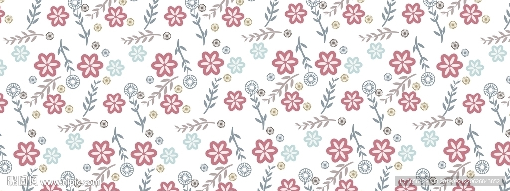 彩色花底纹 花边 花草