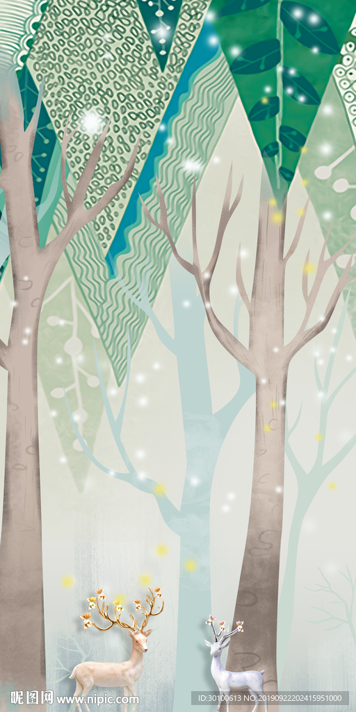 简约极品玄关画 TIF分层