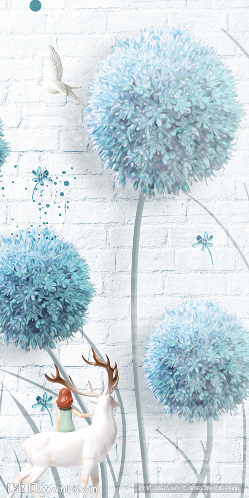 精美大气玄关画 TIF分层