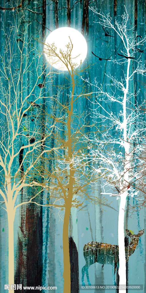 欧式极品玄关画 TIF分层