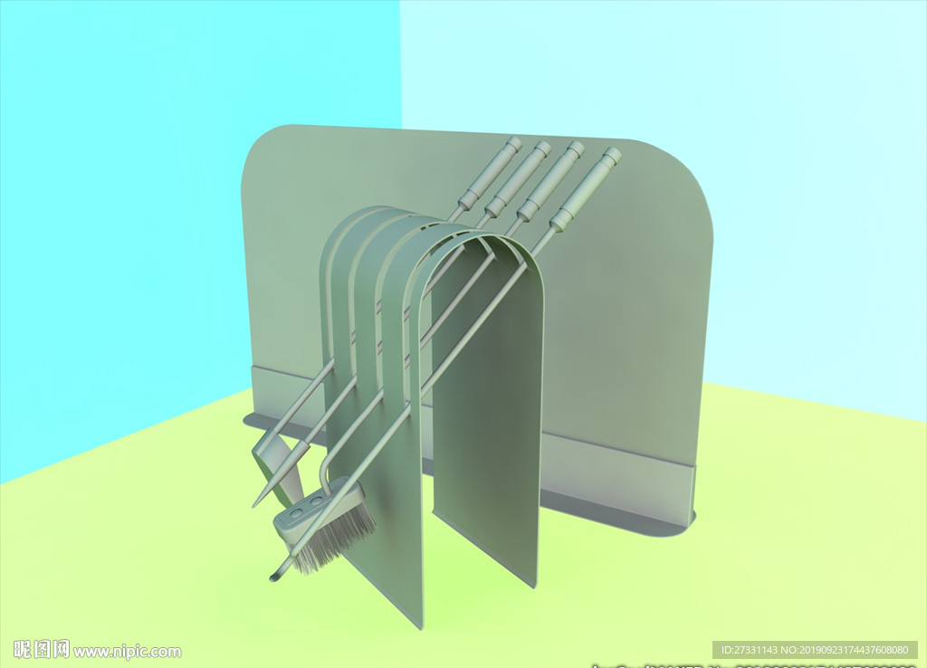 壁炉模型 壁炉设施 C4D模型