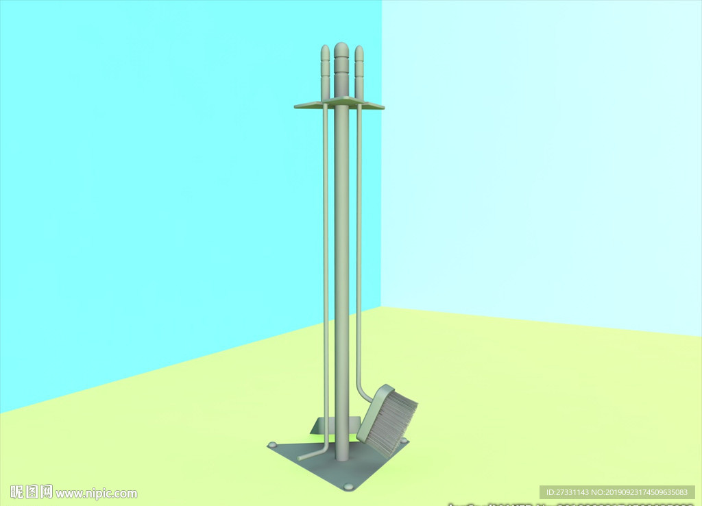 壁炉模型 壁炉设施 C4D模型