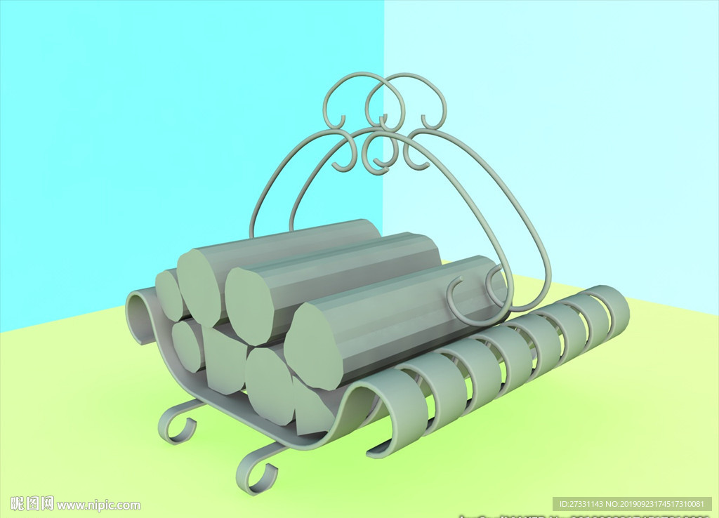壁炉模型 壁炉设施 C4D模型