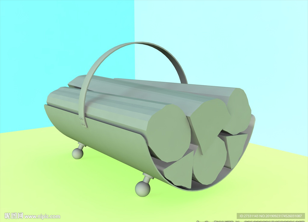 壁炉模型 壁炉设施 C4D模型