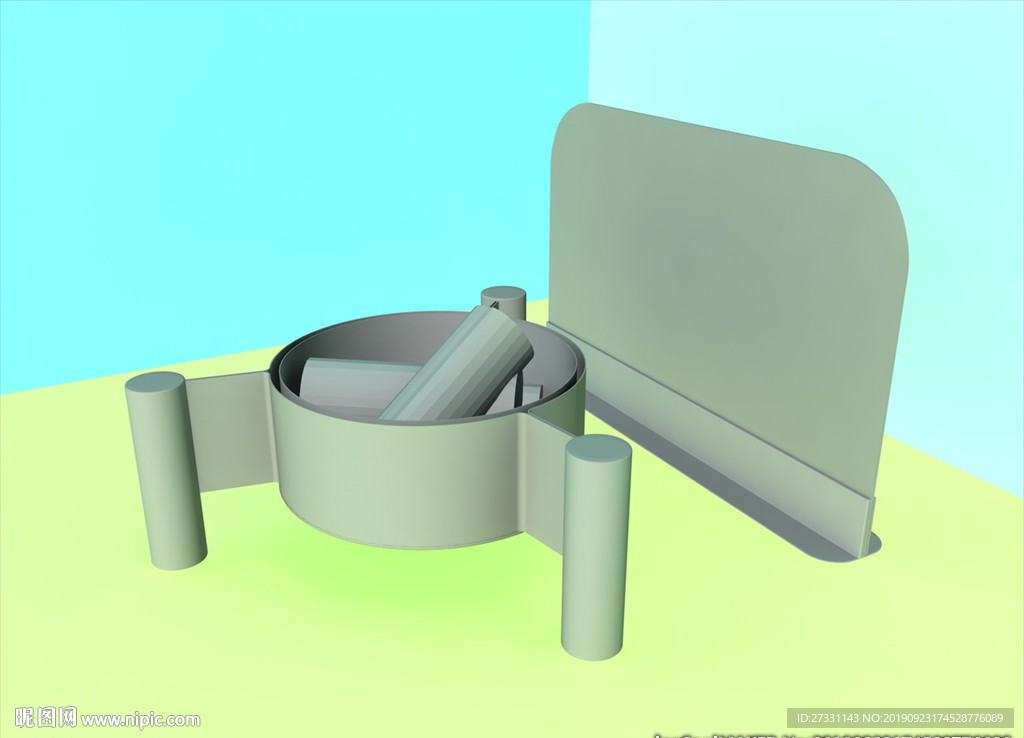 壁炉模型 壁炉设施 C4D模型