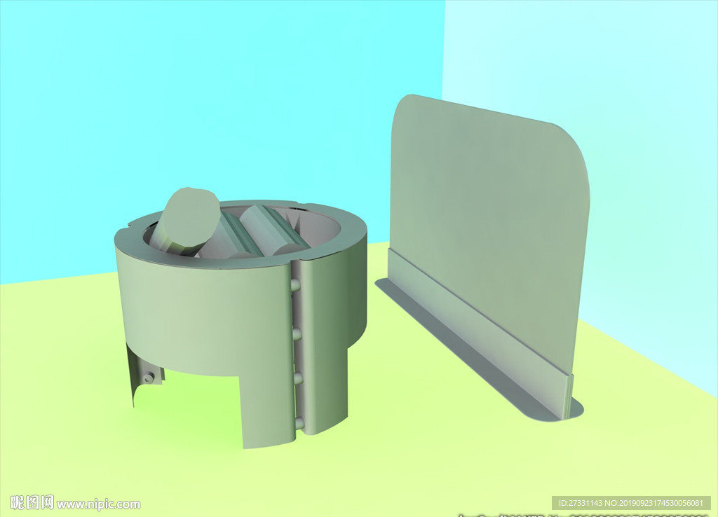 壁炉模型 壁炉设施 C4D模型