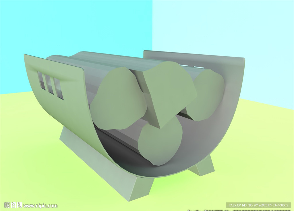 壁炉模型 壁炉设施 C4D模型