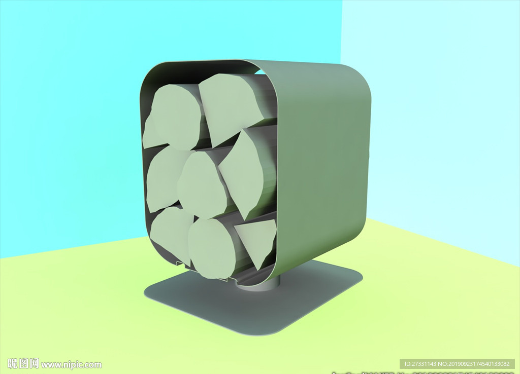 壁炉模型 壁炉设施 C4D模型