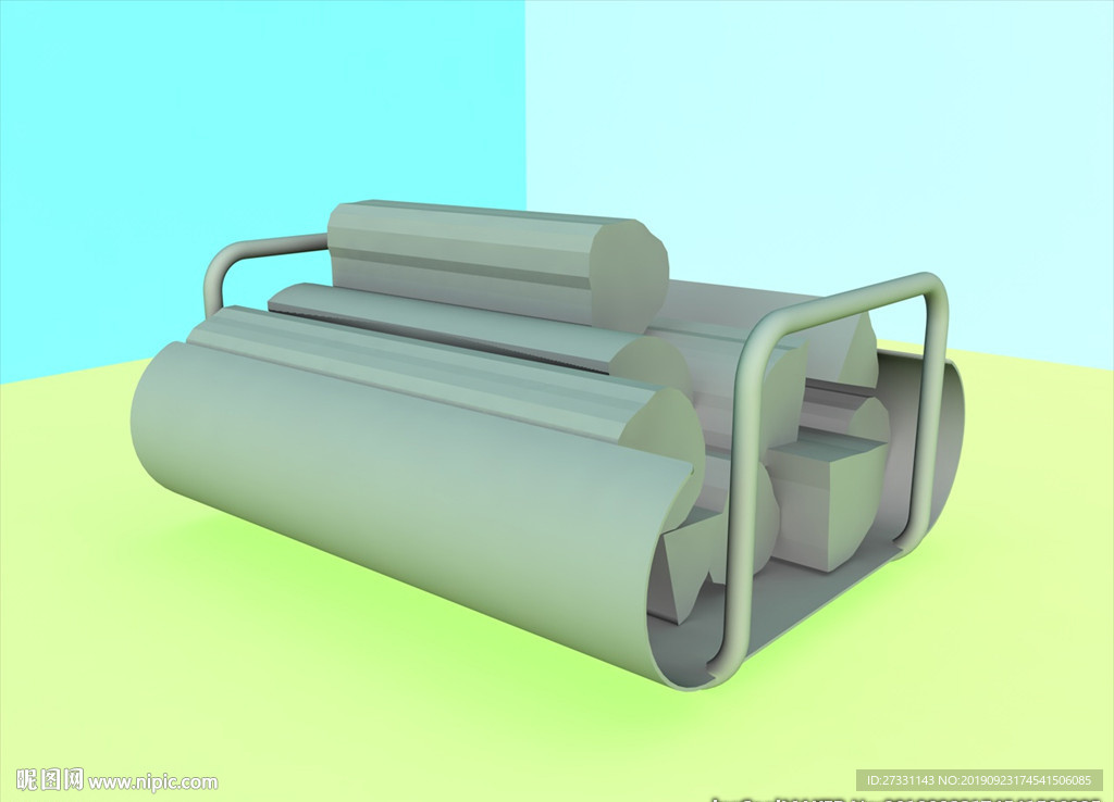 壁炉模型 壁炉设施 C4D模型