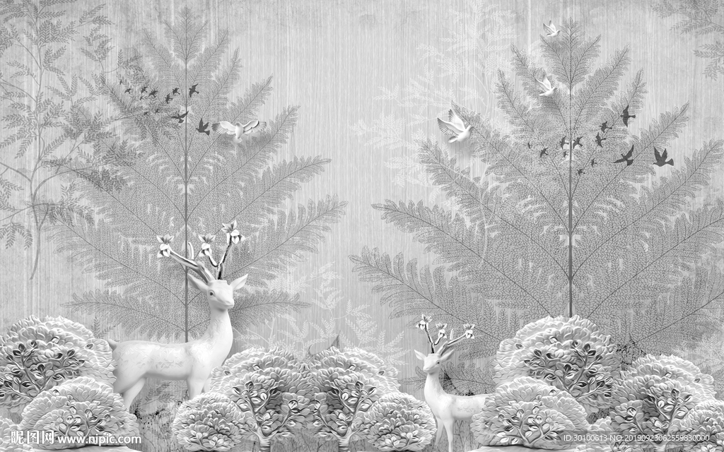 新款抽象画 TIF分层 背景墙