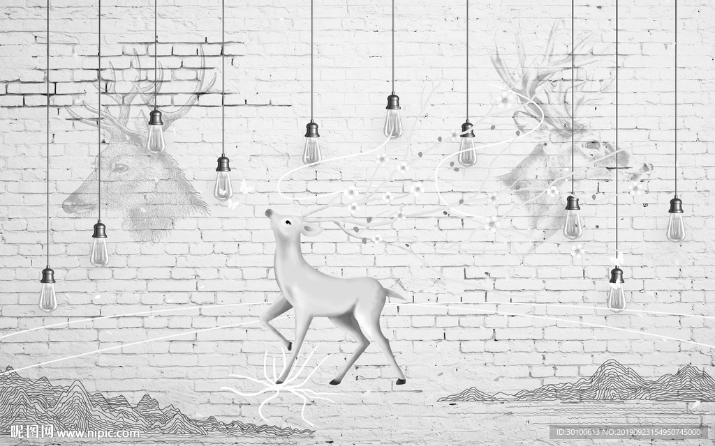 大气新款装饰画 TIF分层