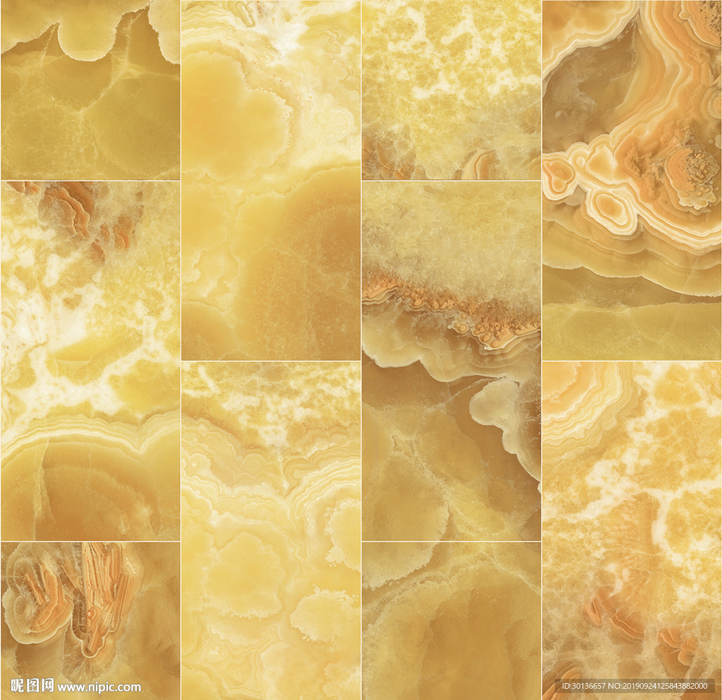 黄玉石材纹理 PSD通道分色