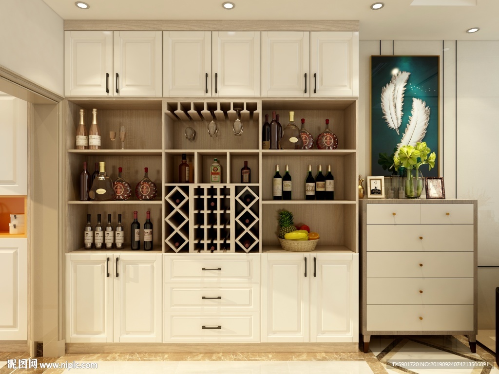 现代简约风格酒柜餐边柜