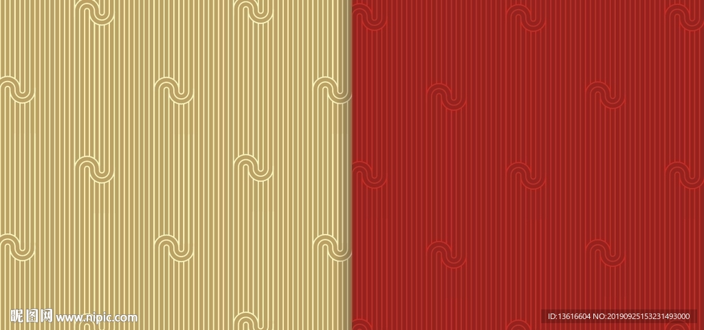 矢量现代祥云花纹