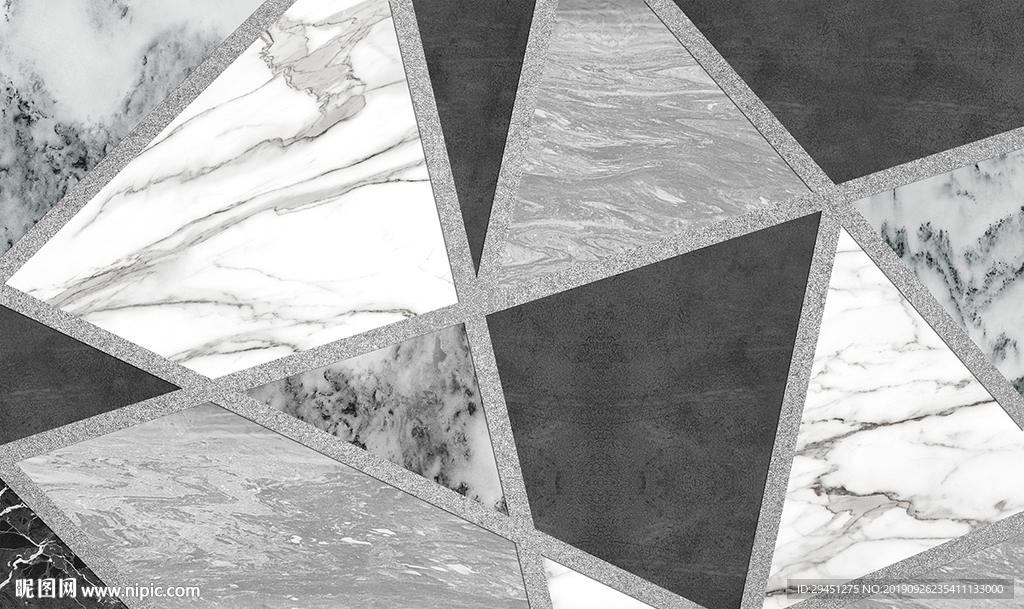 高清 几何背景墙 TIF分层