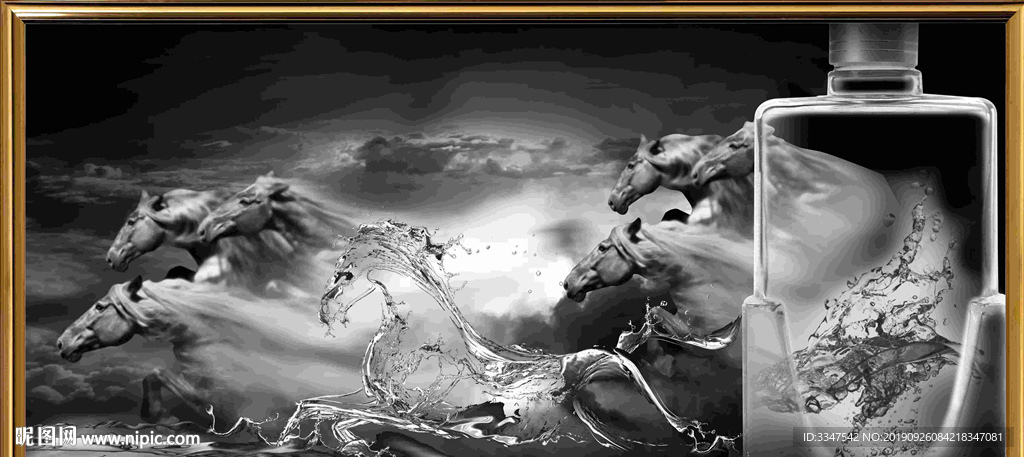 大江东去浪淘尽 背景画