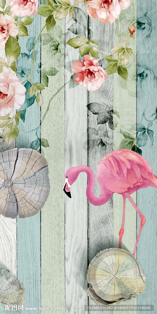 高档新简欧玄关画 TIF分层