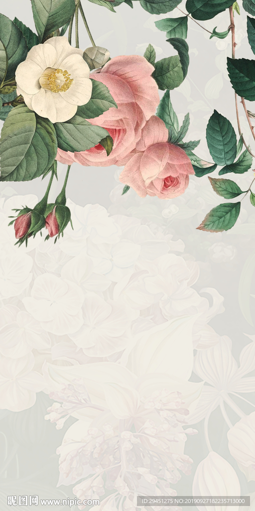 花纹新简欧玄关画 TIF分层