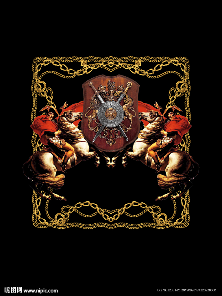 男装  大牌 图案  胸花