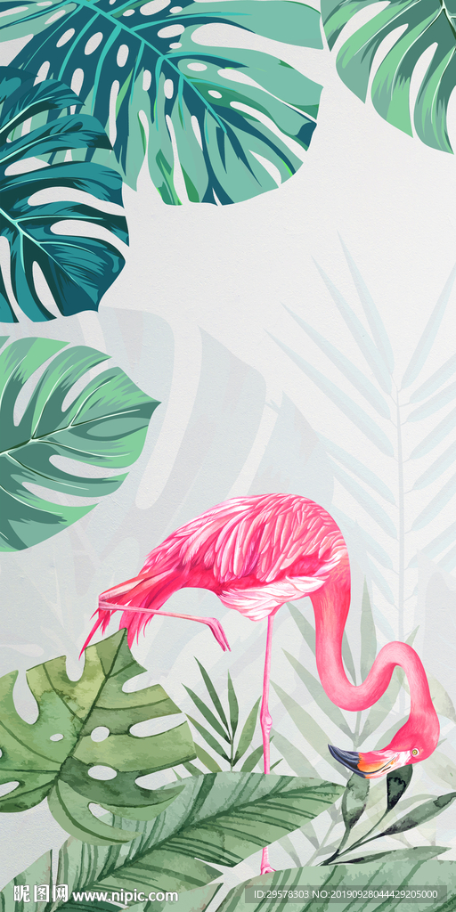 高档 北欧玄关画 TIF分层图