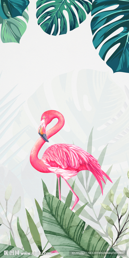 手绘 后现代玄关画 TIF分层