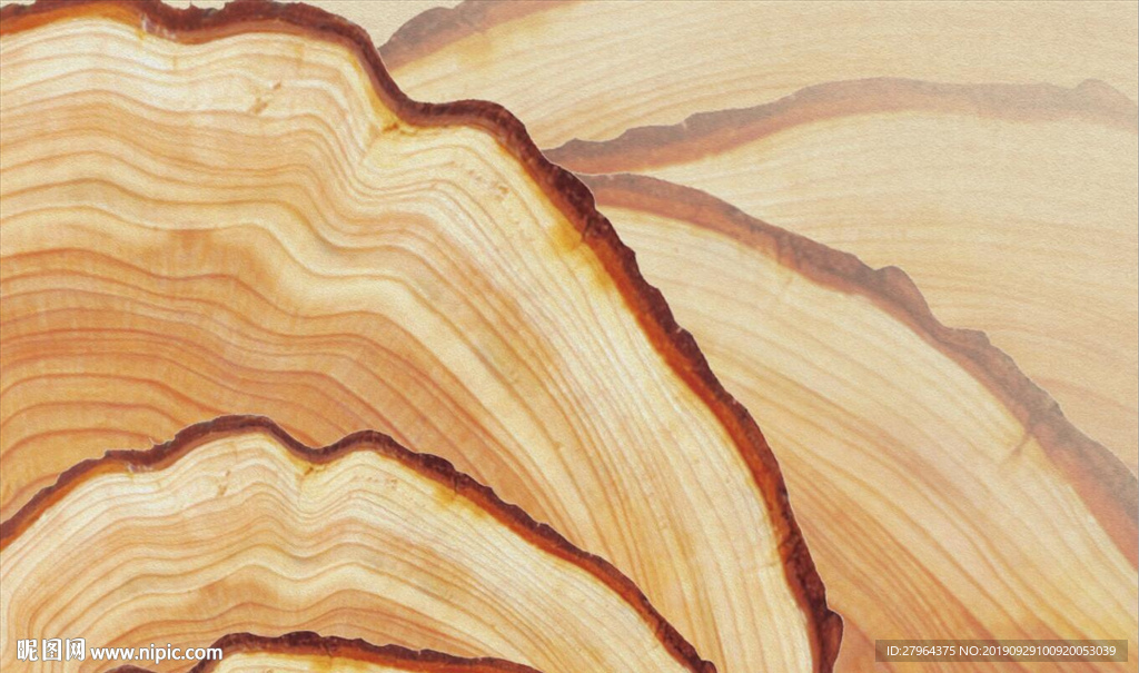 简约木纹电视背景墙装饰