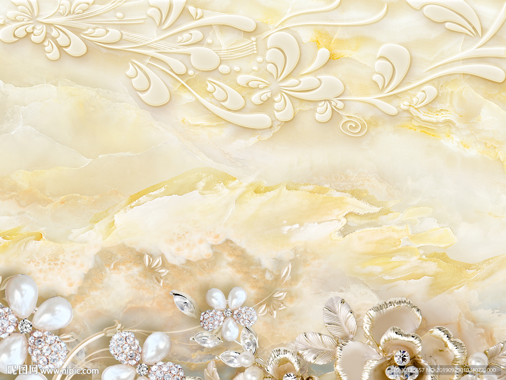 花纹大理石背景墙 TIF分层