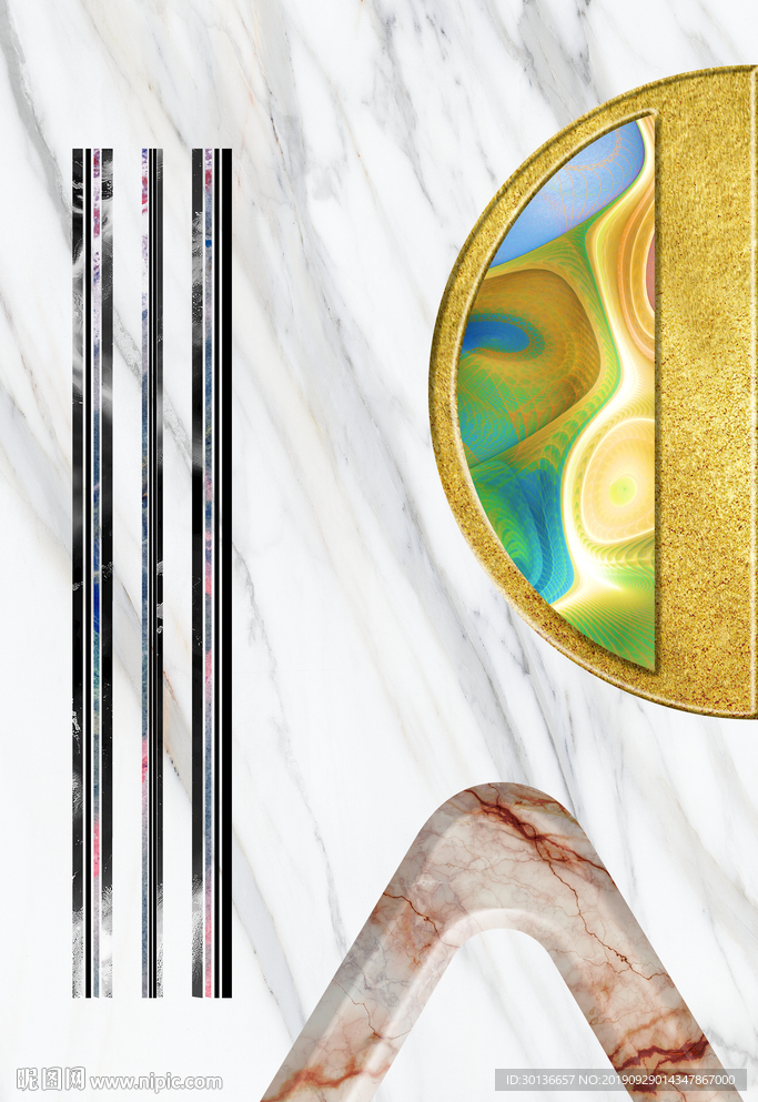 晶瓷高清装饰画 TIF分层