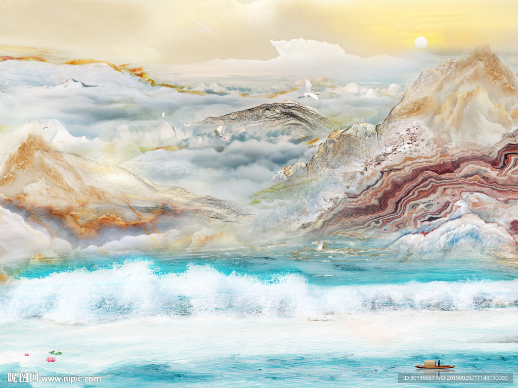 奢华 大理石材纹理 TIF分层