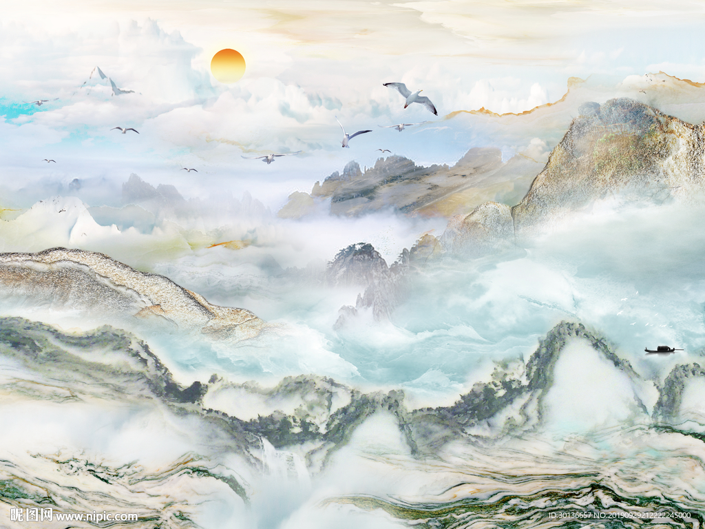 高档大理石材纹理 TIF合层